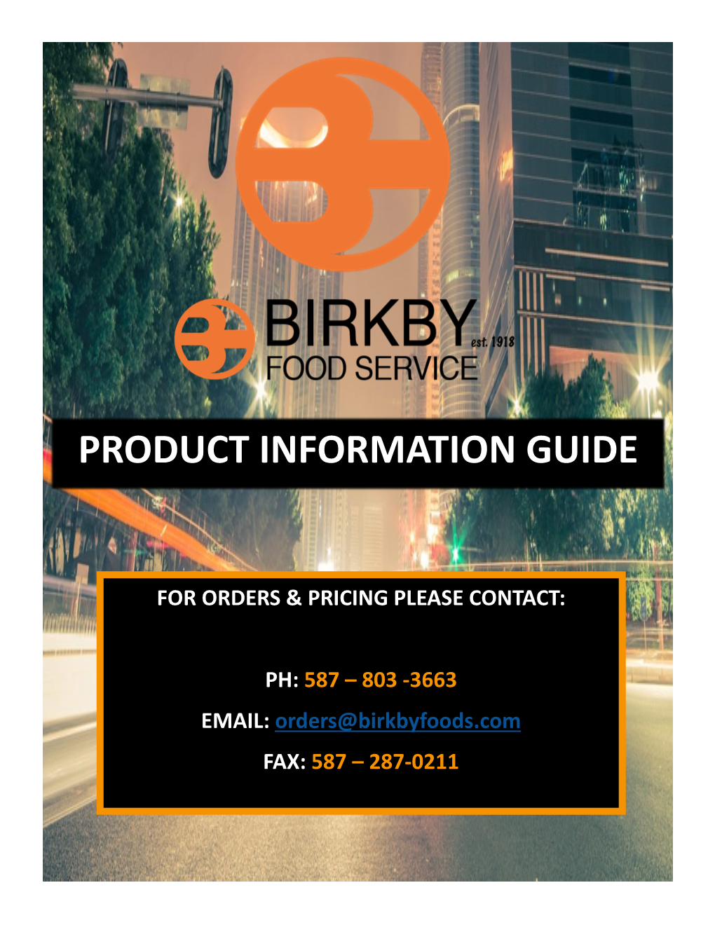 Product Information Guide