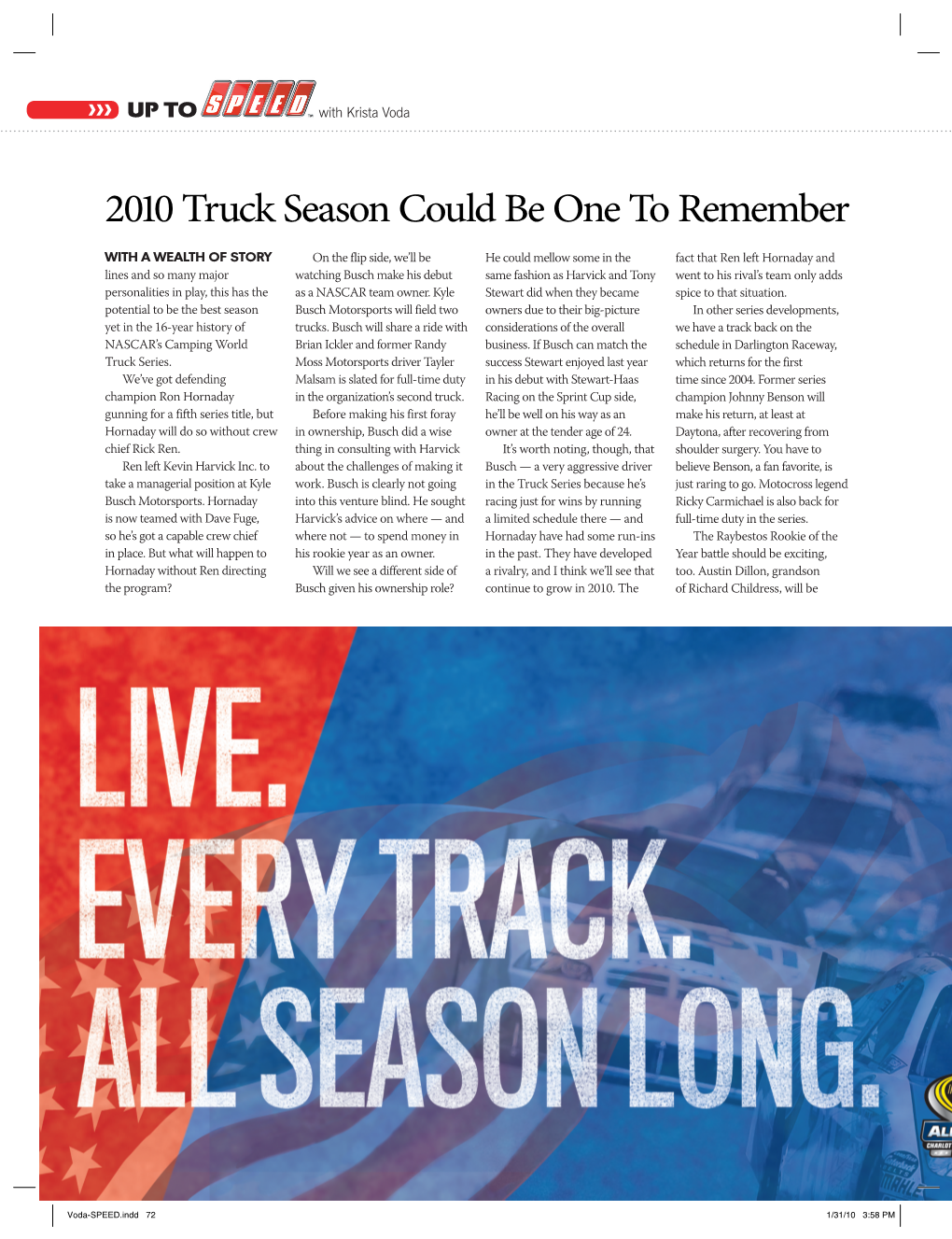 2010 Truck Season Could Be One to Remember