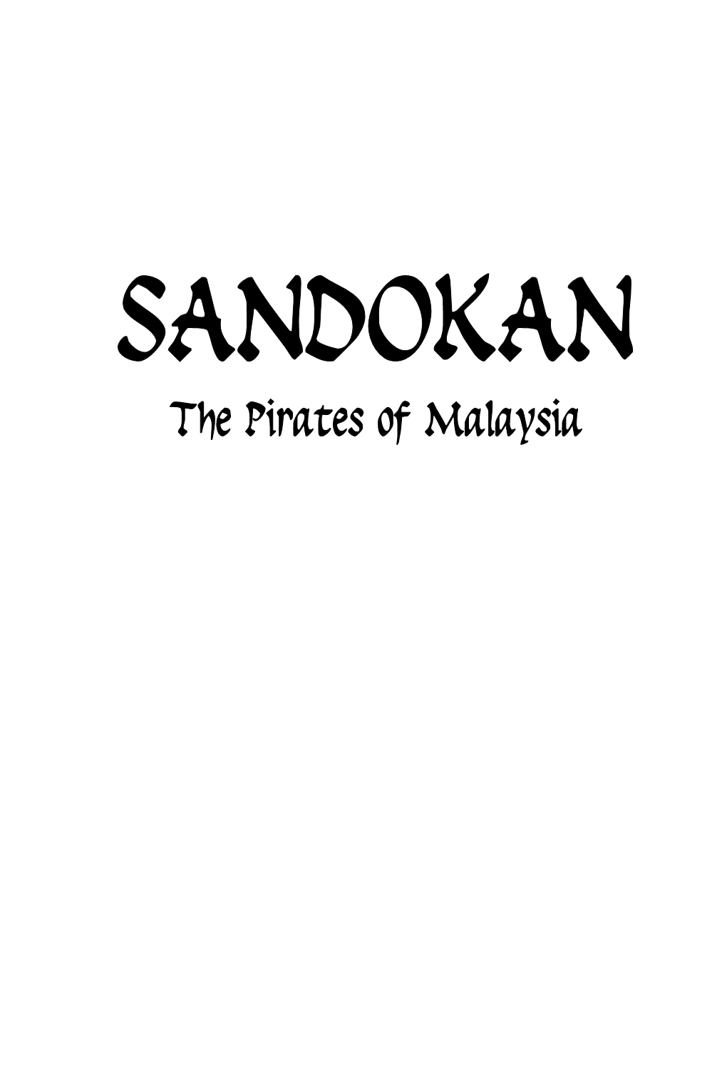 Sandokan: the Pirates of Malaysia