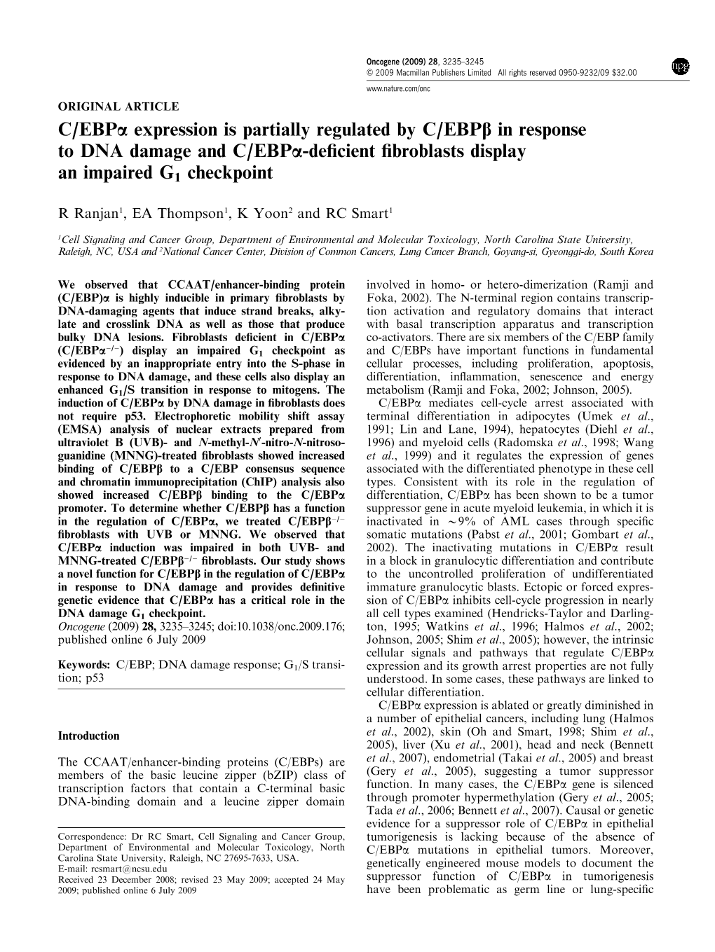 In Response to DNA Damage and C&Sol