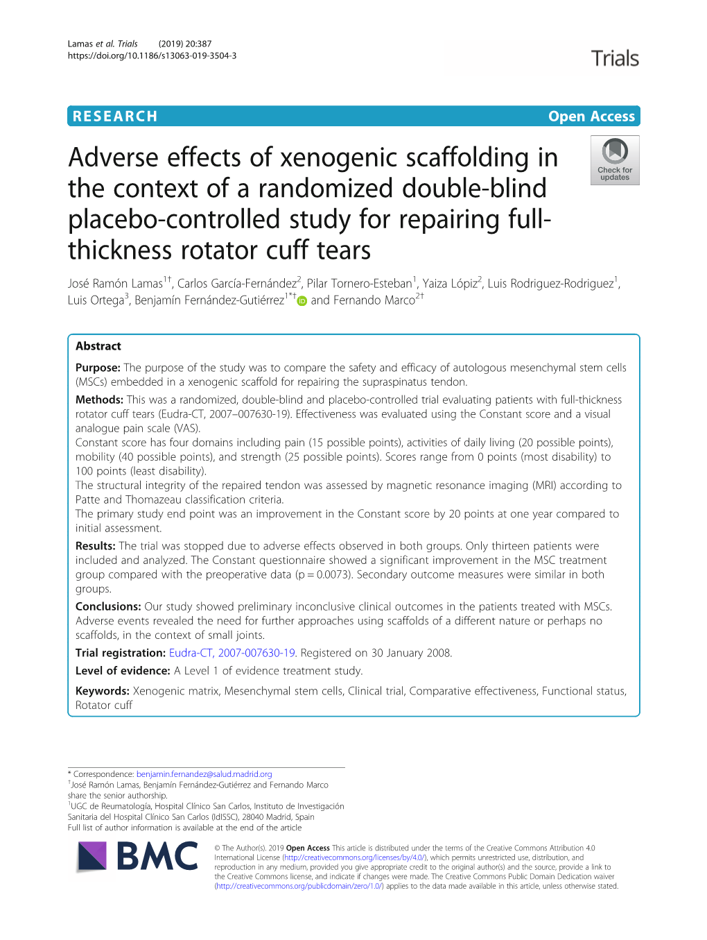 Adverse Effects of Xenogenic Scaffolding in the Context of A