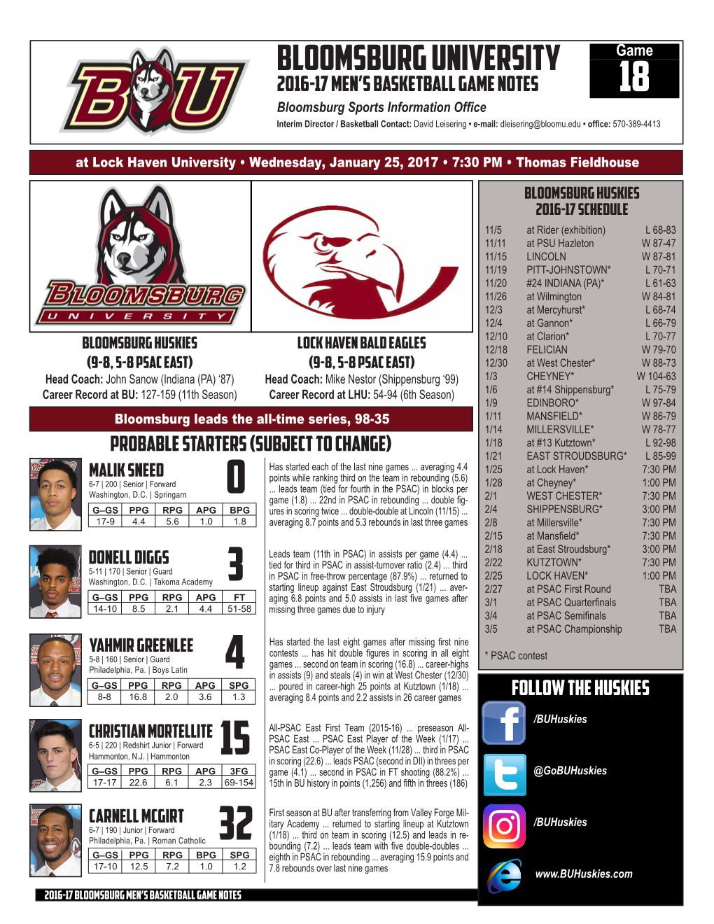 Bloomsburg University Athletics