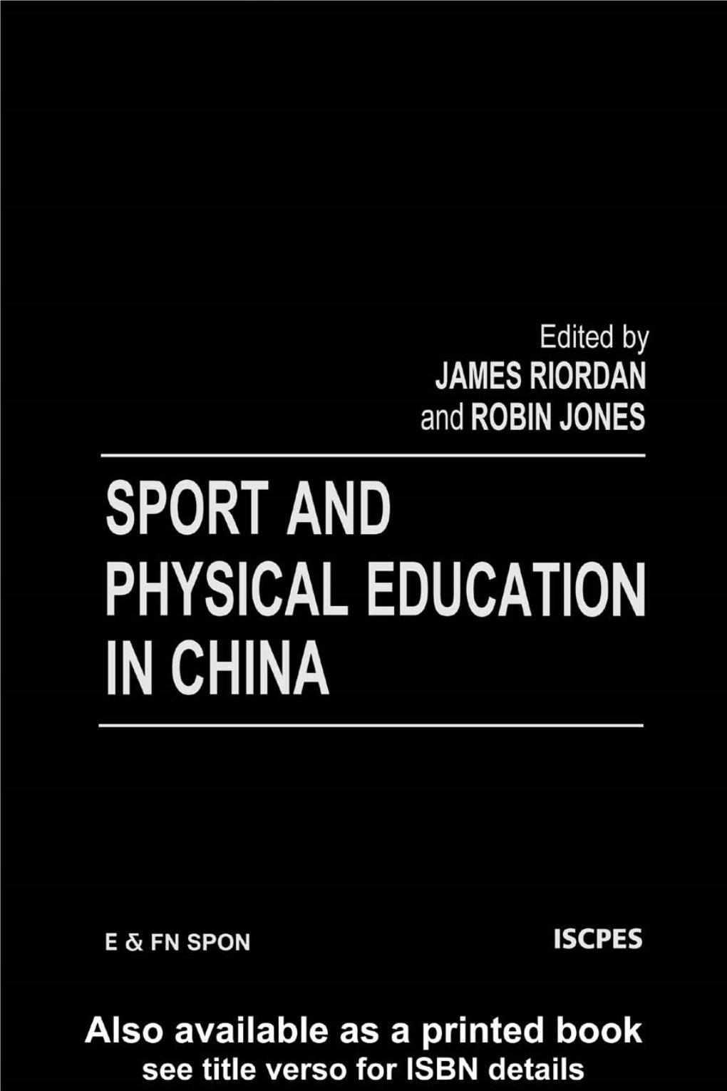 Sports and Physical Education in China