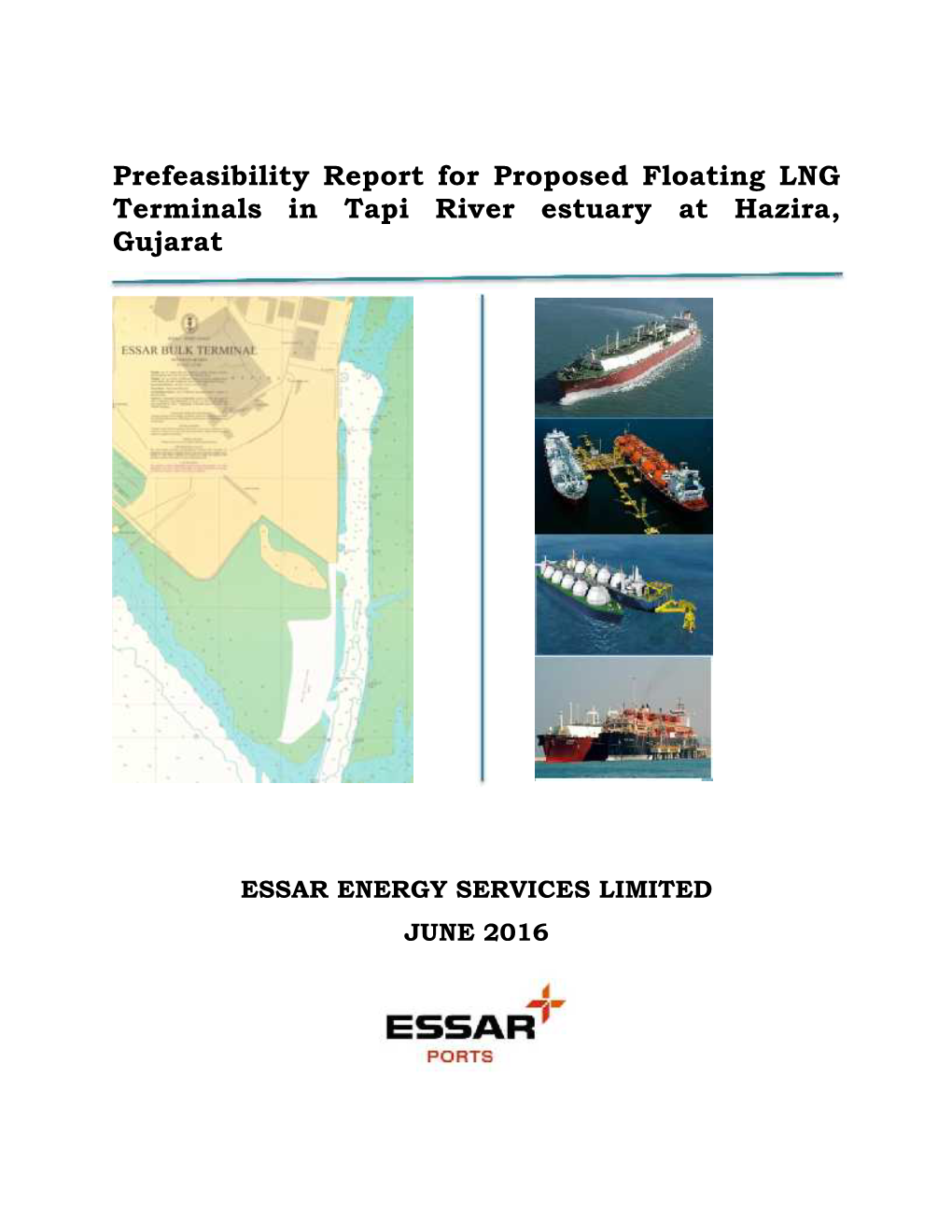 Prefeasibilty Report of Lng Terminal at Essar Bulk