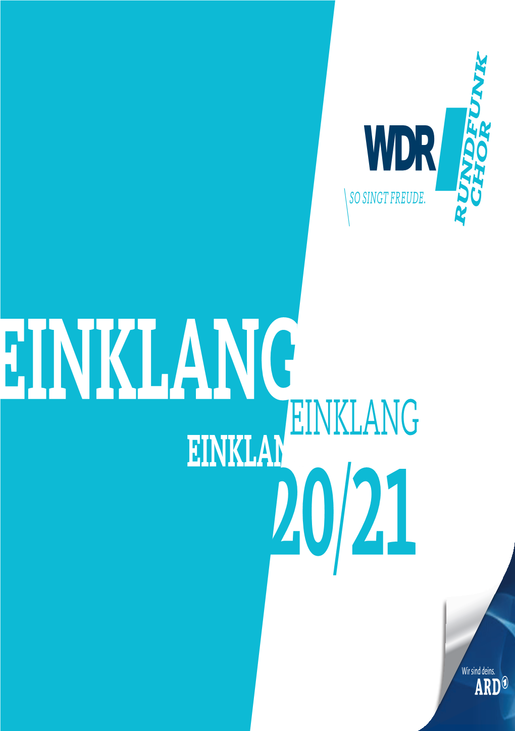 Einklangeinklang Einklang 20/21 Wdr Rundfunk Chor Wenn Klang Auf Leidenschaft Trifft