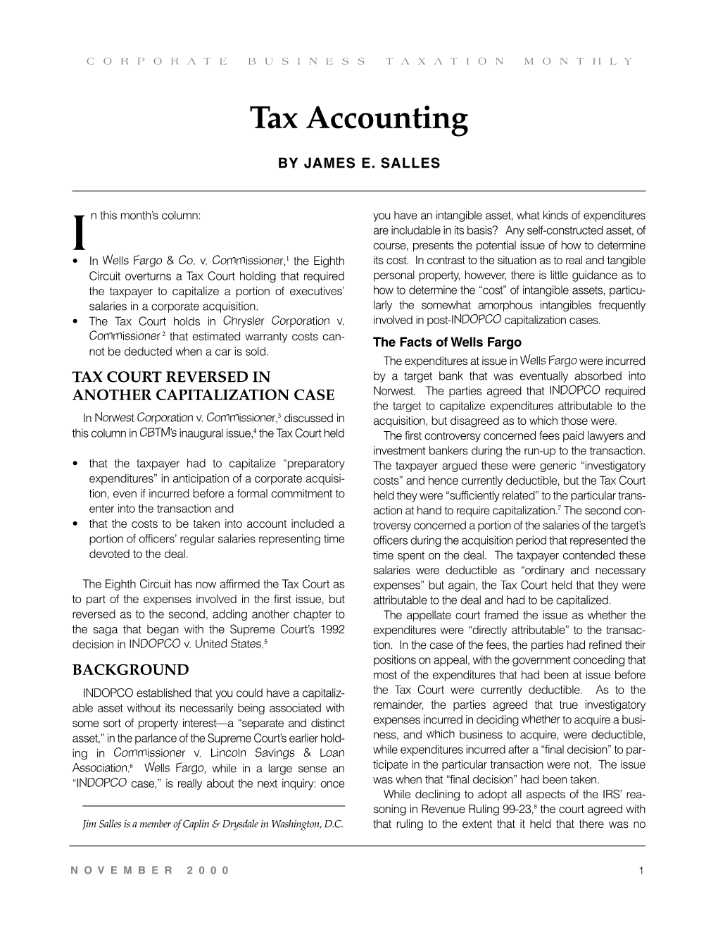 Tax Accounting