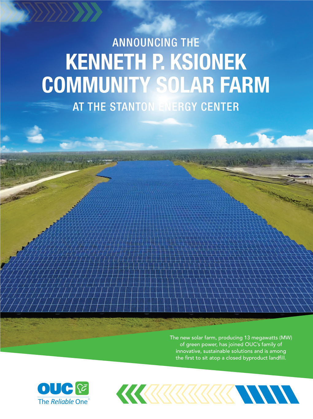 Kenneth P. Ksionek Community Solar Farm at the Stanton Energy Center