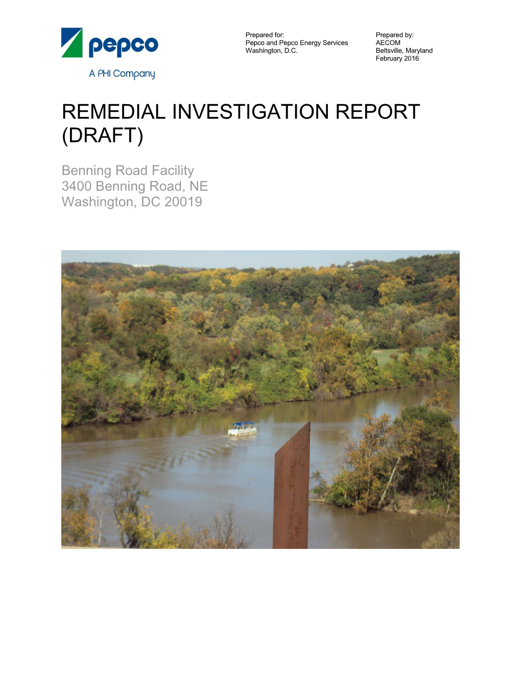 Remedial Investigation Report (Draft)