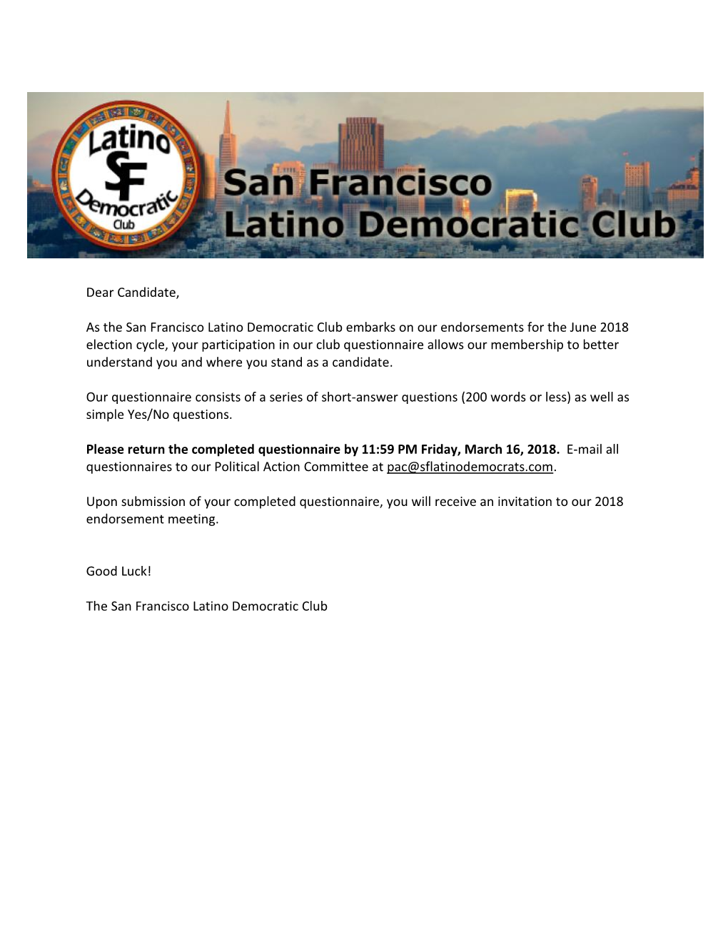 San Francisco Latino Democratic Club