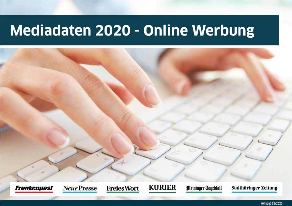 Mediadaten 2020 - Online Werbung