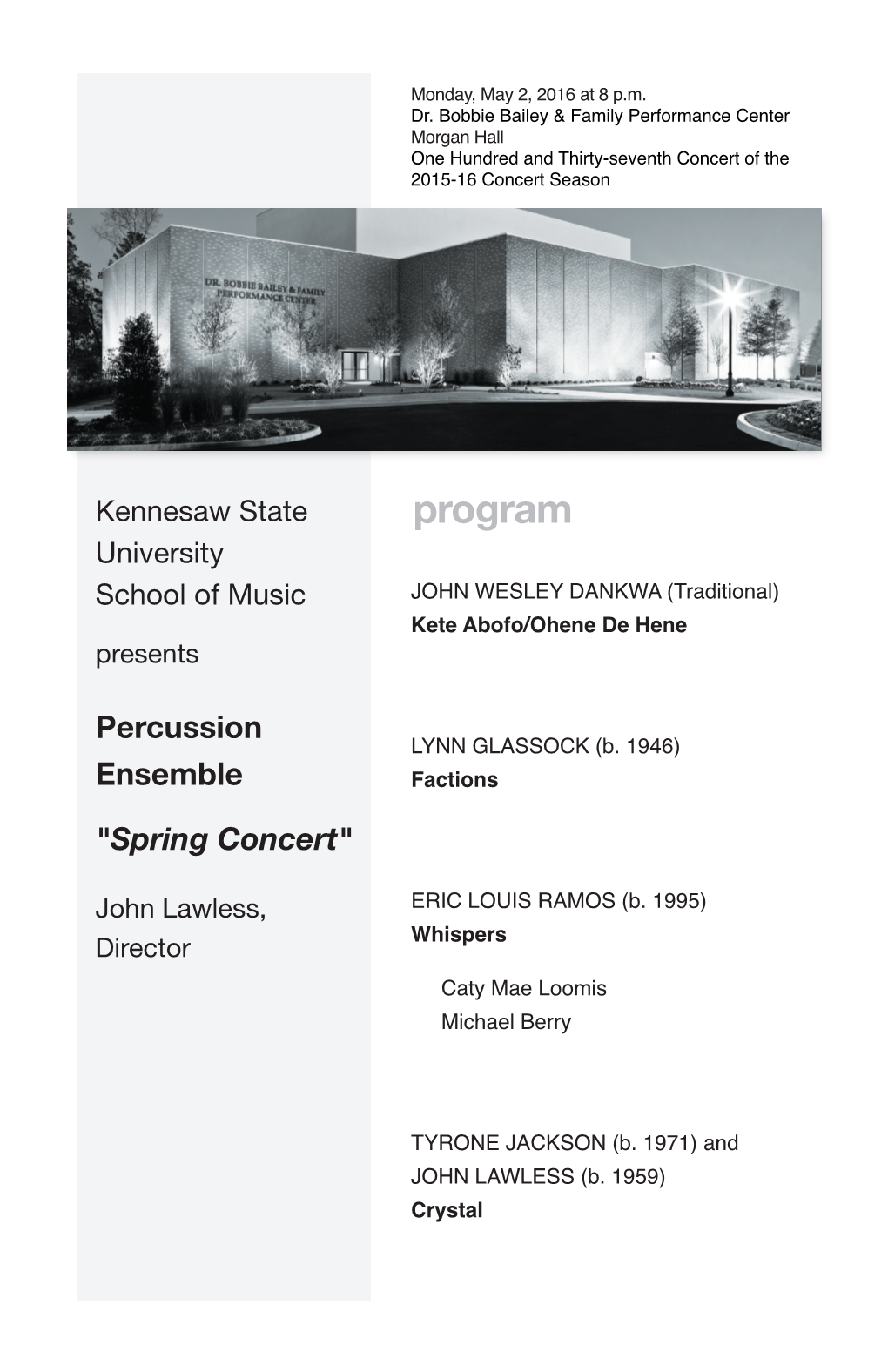 KSU Percussion Ensemble