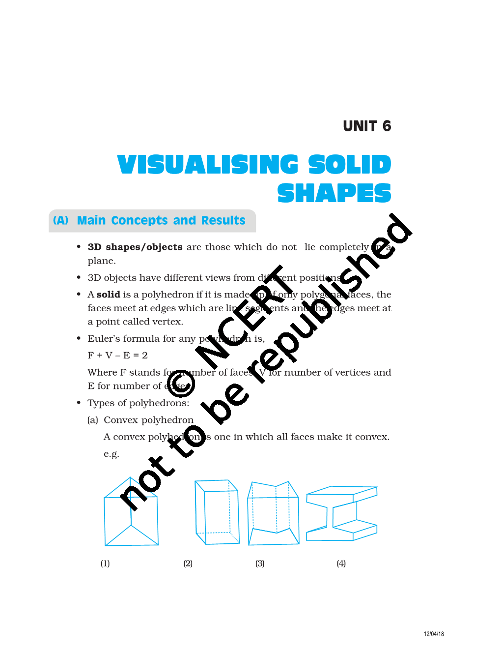 Unit 6 Visualising Solid Shapes(Final)