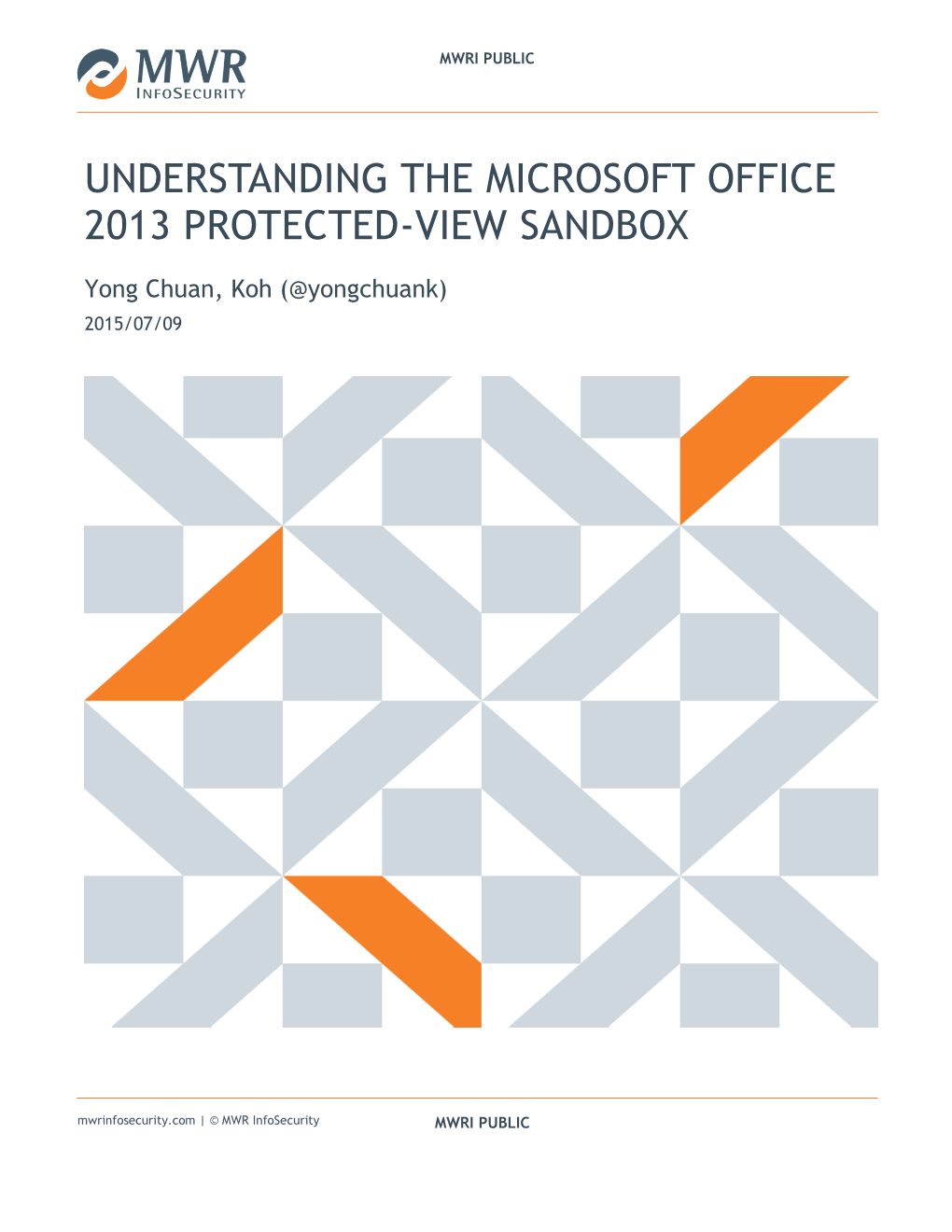 Understanding the Microsoft Office 2013 Protected-View Sandbox