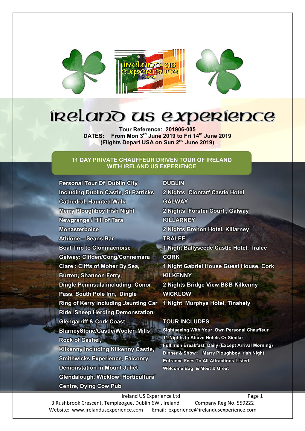 Coach Tour of Ireland