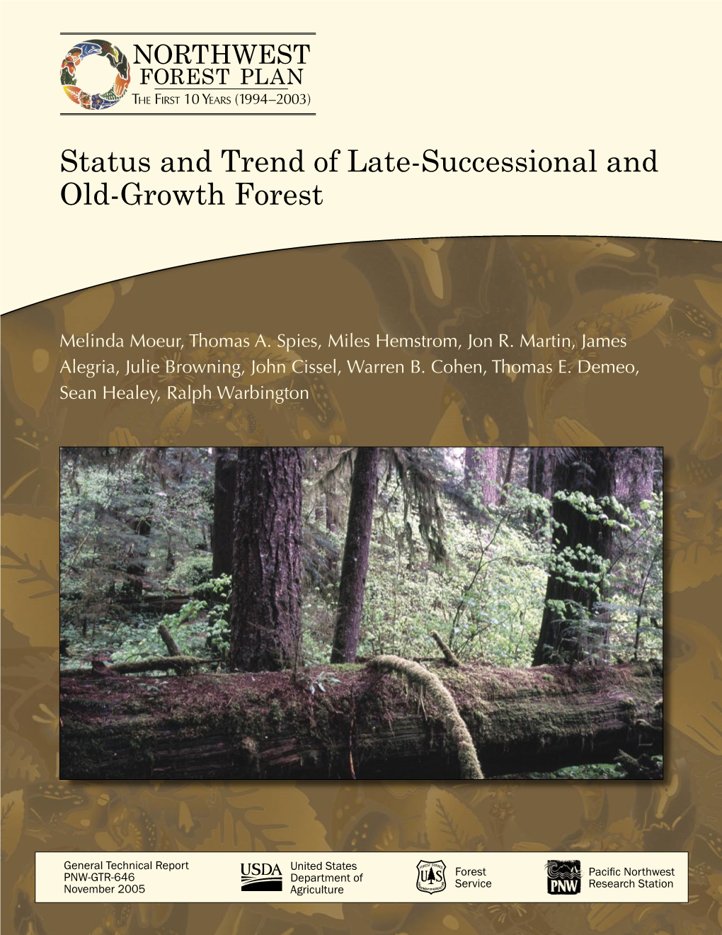 Status and Trend of Late-Successional and Old-Growth Forest