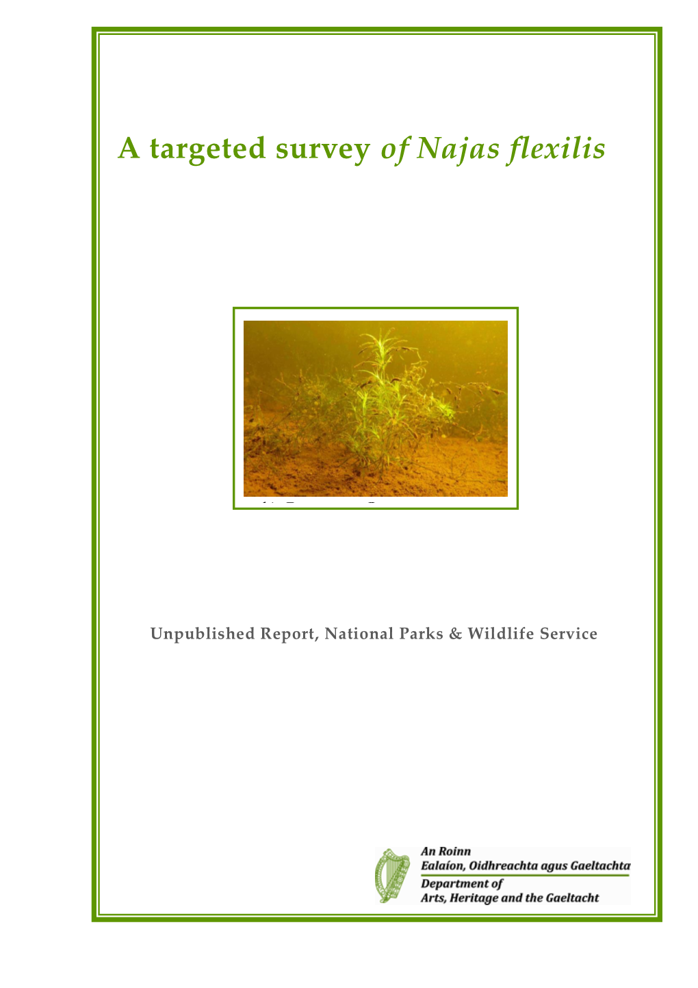 A Targeted Survey of Najas Flexilis