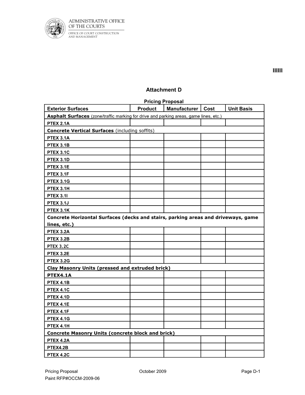 Pricing Proposal