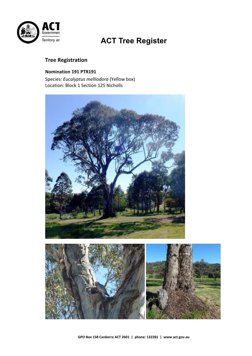 ACT Tree Register s1