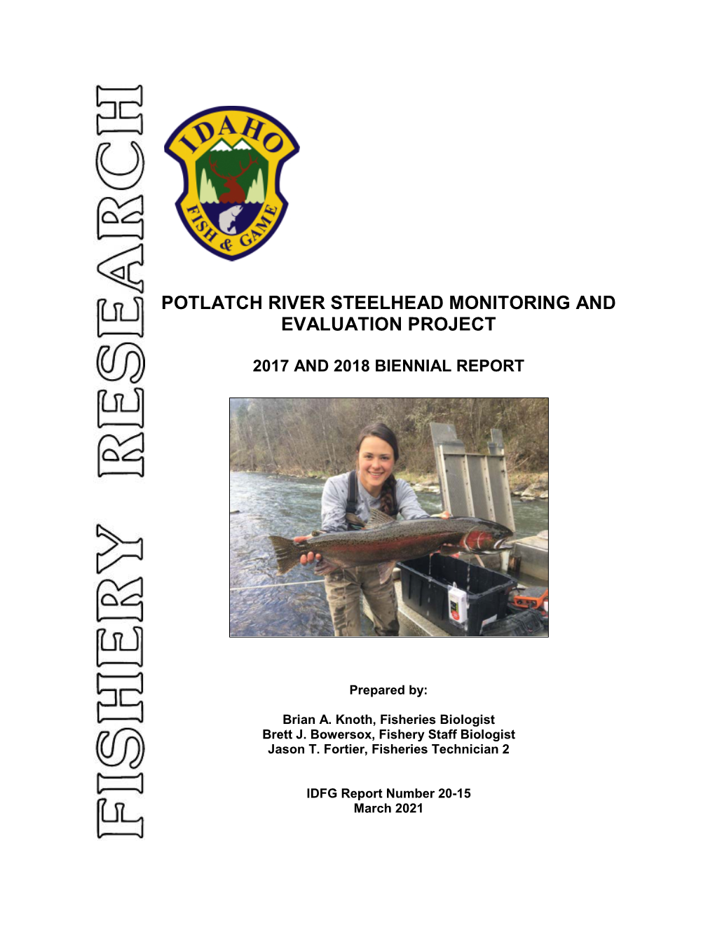 Potlatch River Steelhead Monitoring and Evaluation Project