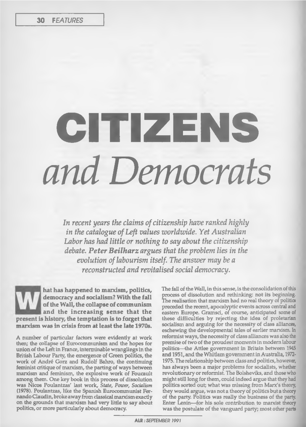 CITIZENS and Democrats