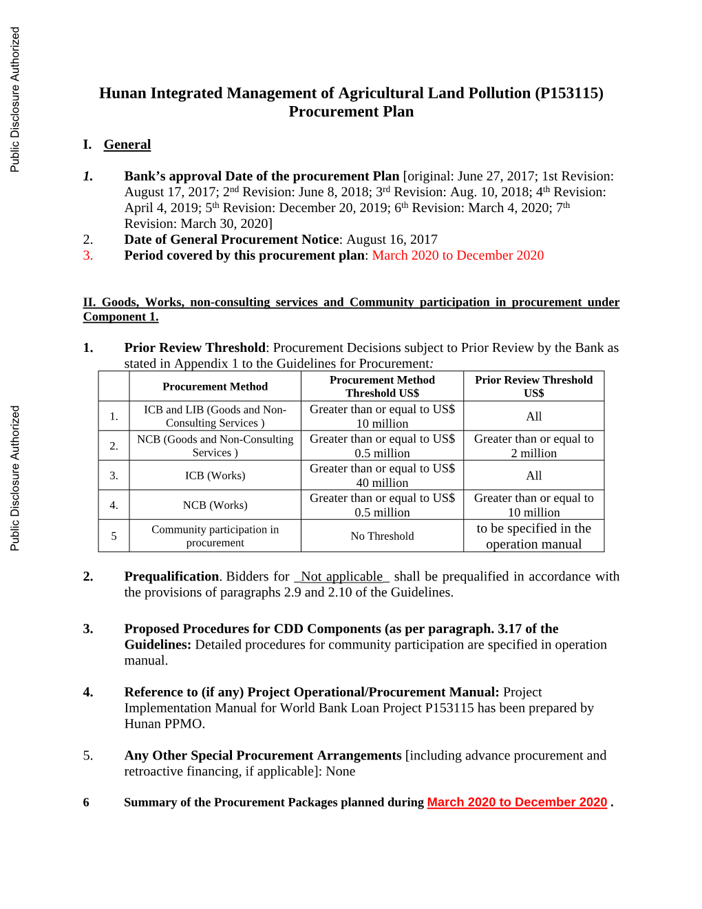 World Bank Document