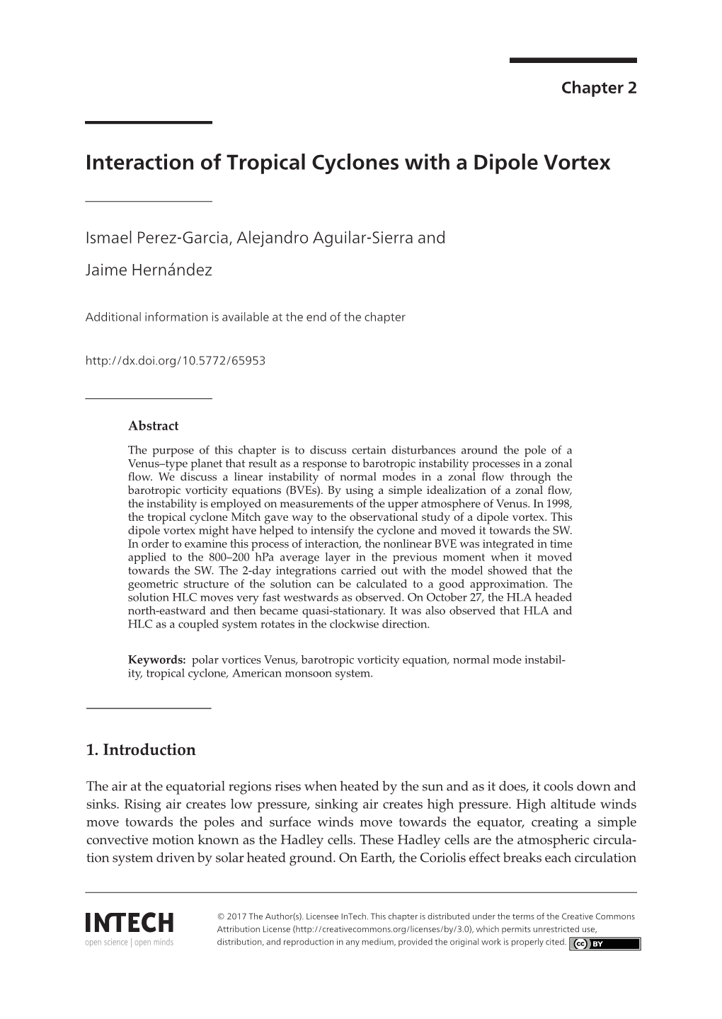 Interaction of Tropical Cyclones with a Dipole Vortex