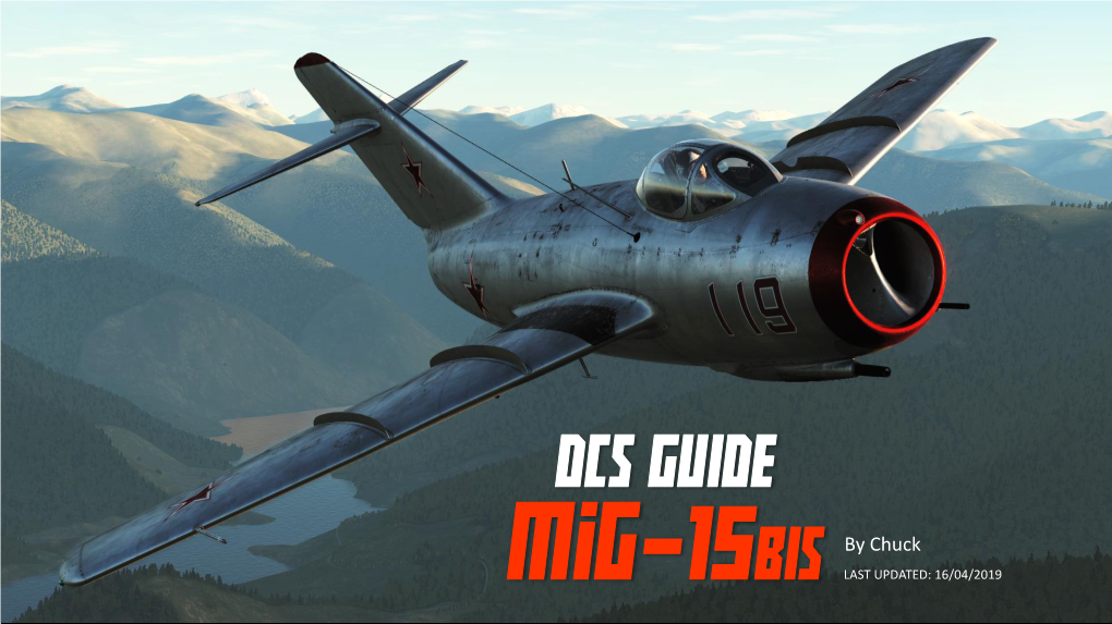 DCS Mig-15Bis Guide