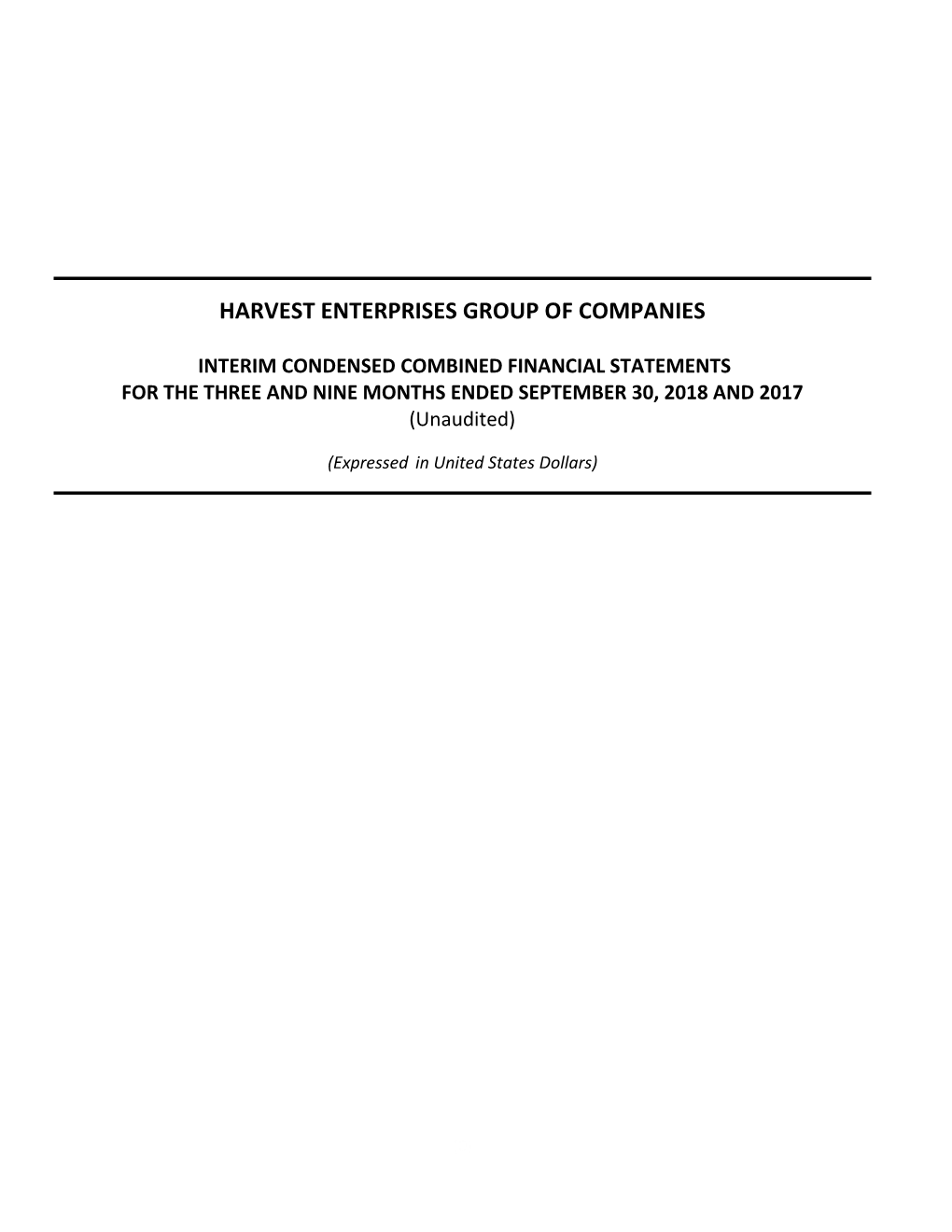 Harvest Enterprises Group of Companies