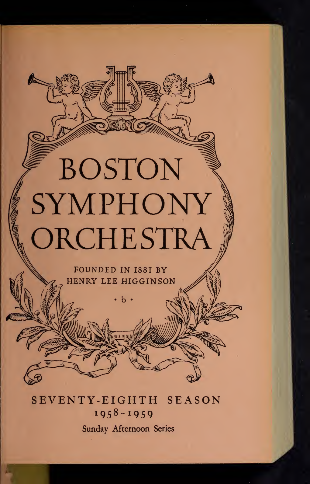 Boston Symphony Orchestra Concert Programs, Season 78, 1958-1959
