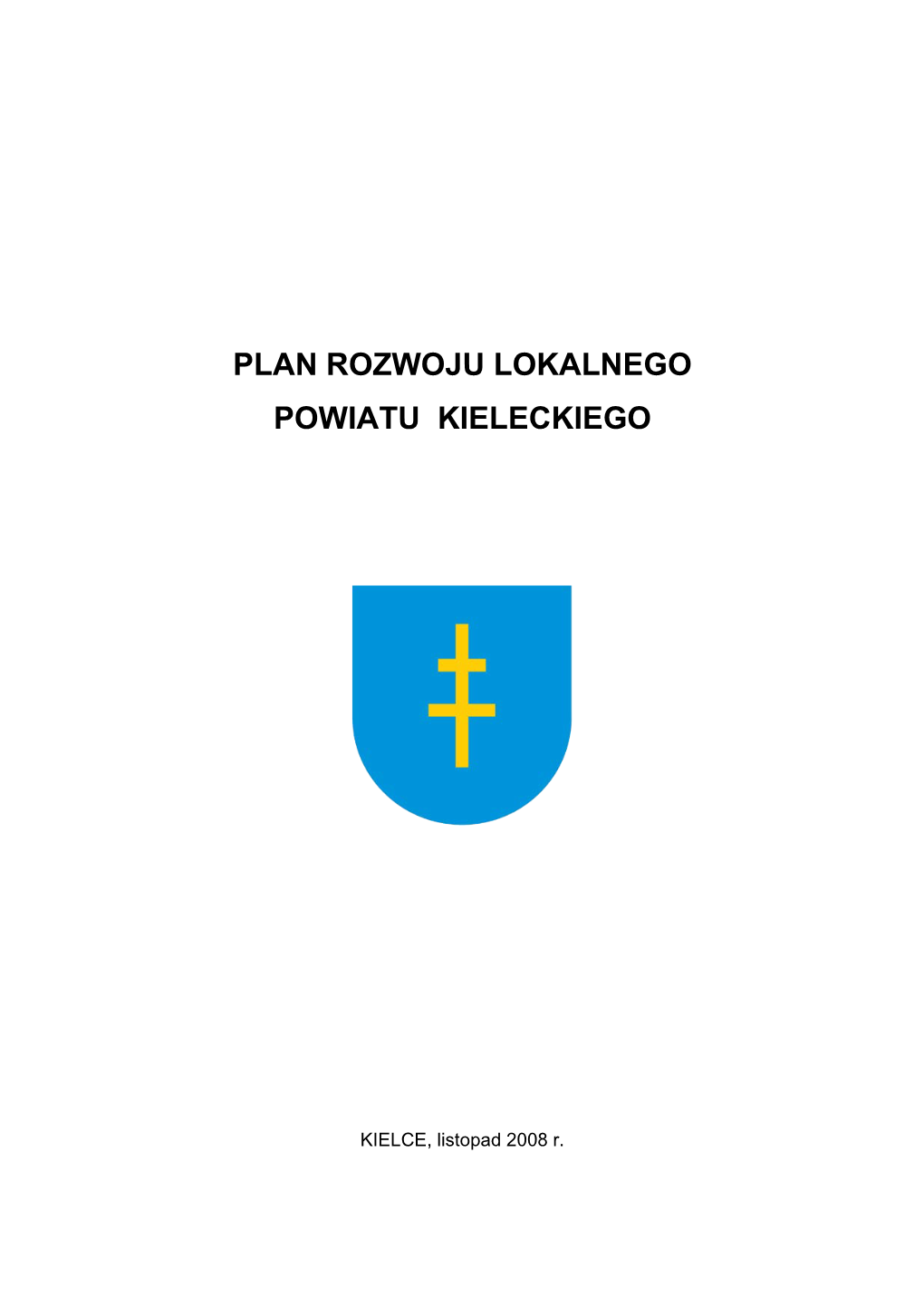 Plan Rozwoju Lokalnego Powiatu Kieleckiego