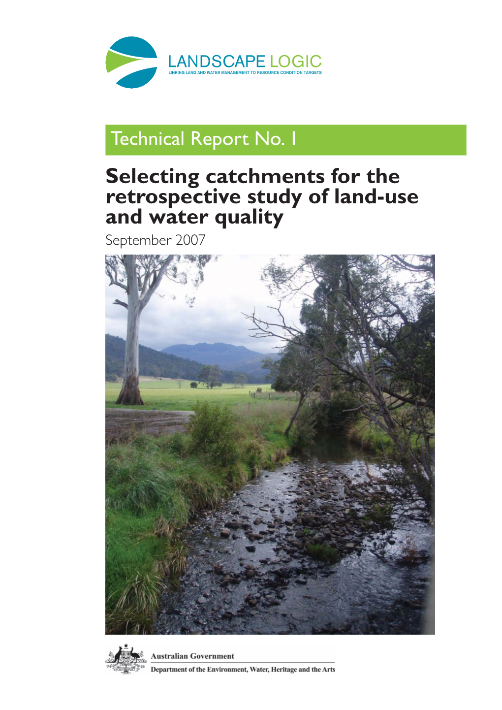 Tas Catchment Selection.Indd