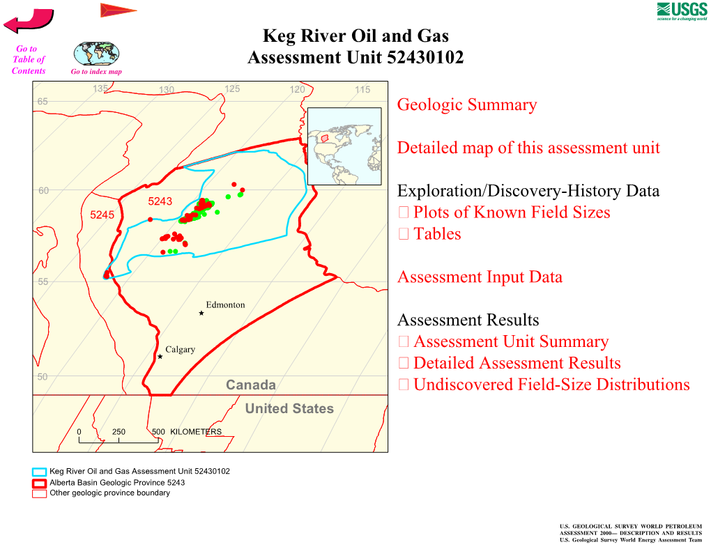 Keg River Oil and Gas Assessment Unit 52430102