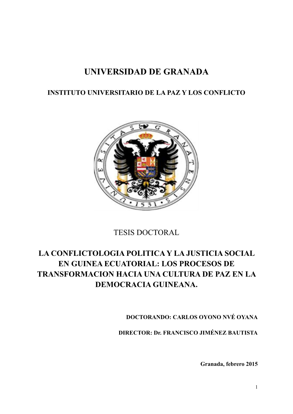 Evolución Histórica De La Violencia Y Los Conflictos Políticos En Guinea Ecuatorial 4.1