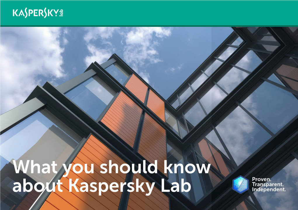 What You Should Know About Kaspersky