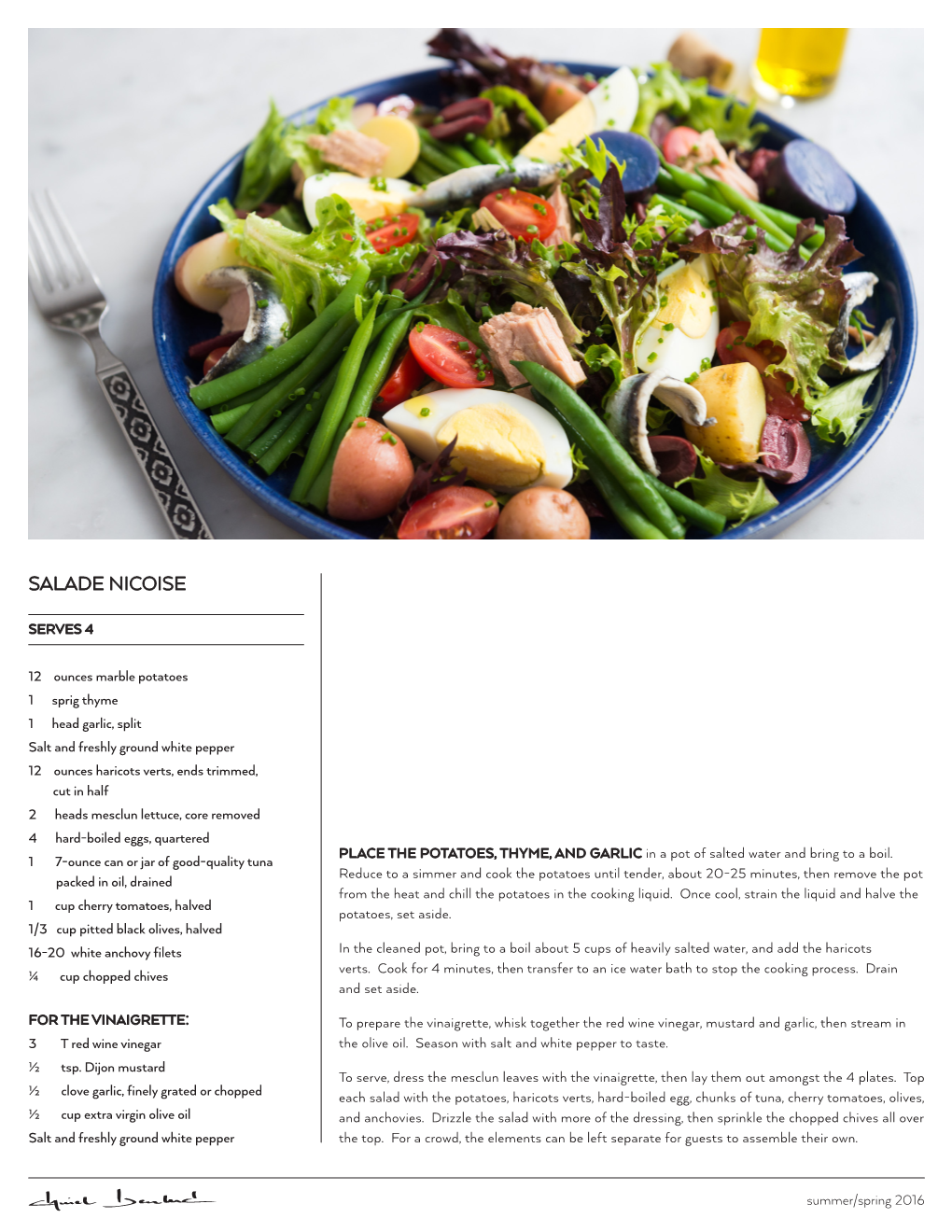 Salade Nicoise