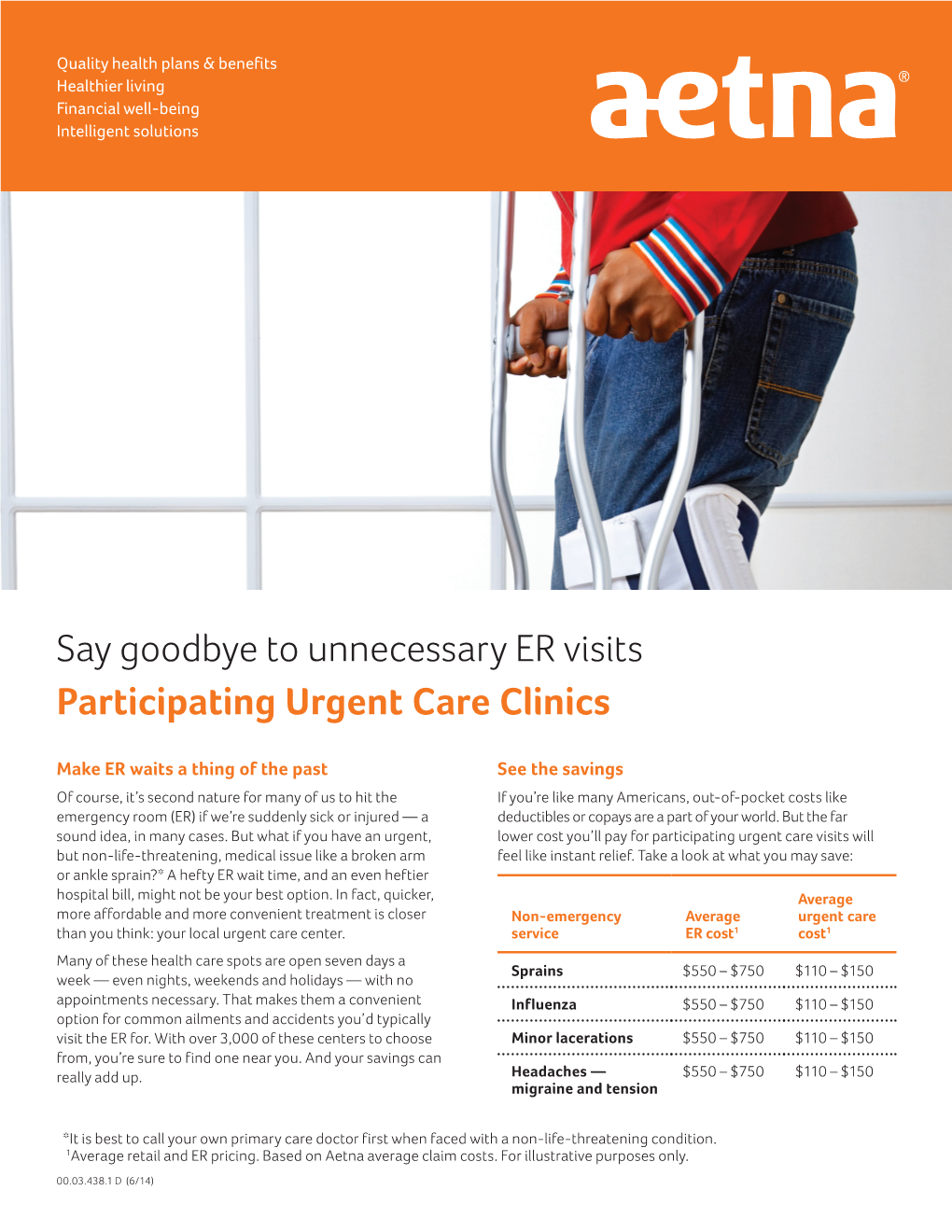 Say Goodbye to Unnecessary ER Visits Participating Urgent Care Clinics