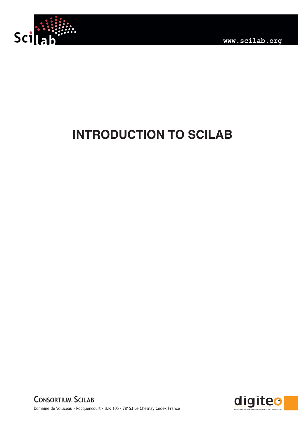 Introduction to Scilab