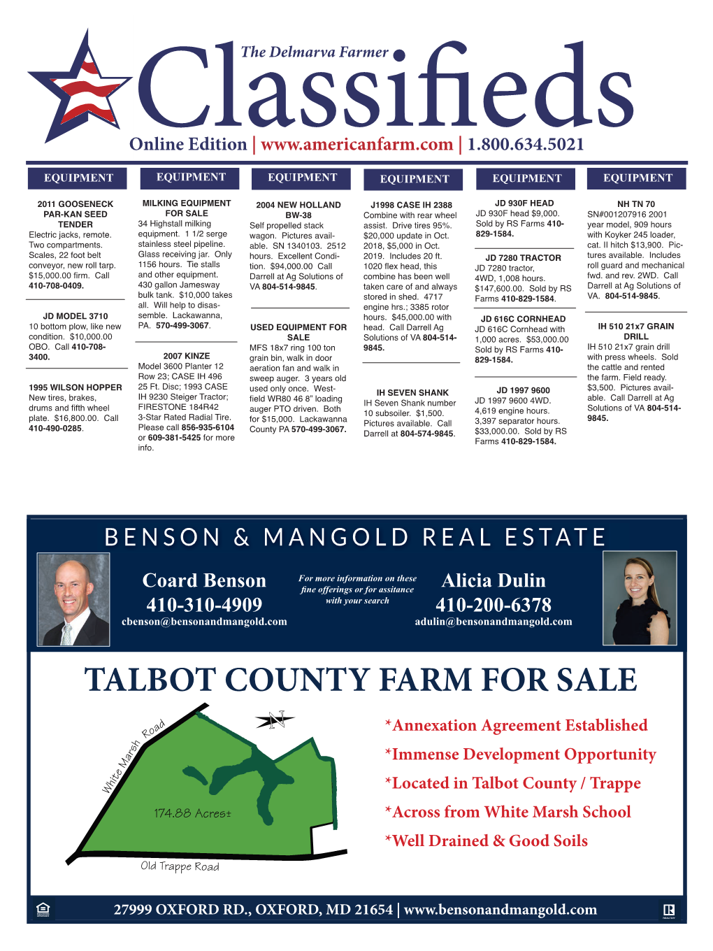 Talbot County Farm for Sale