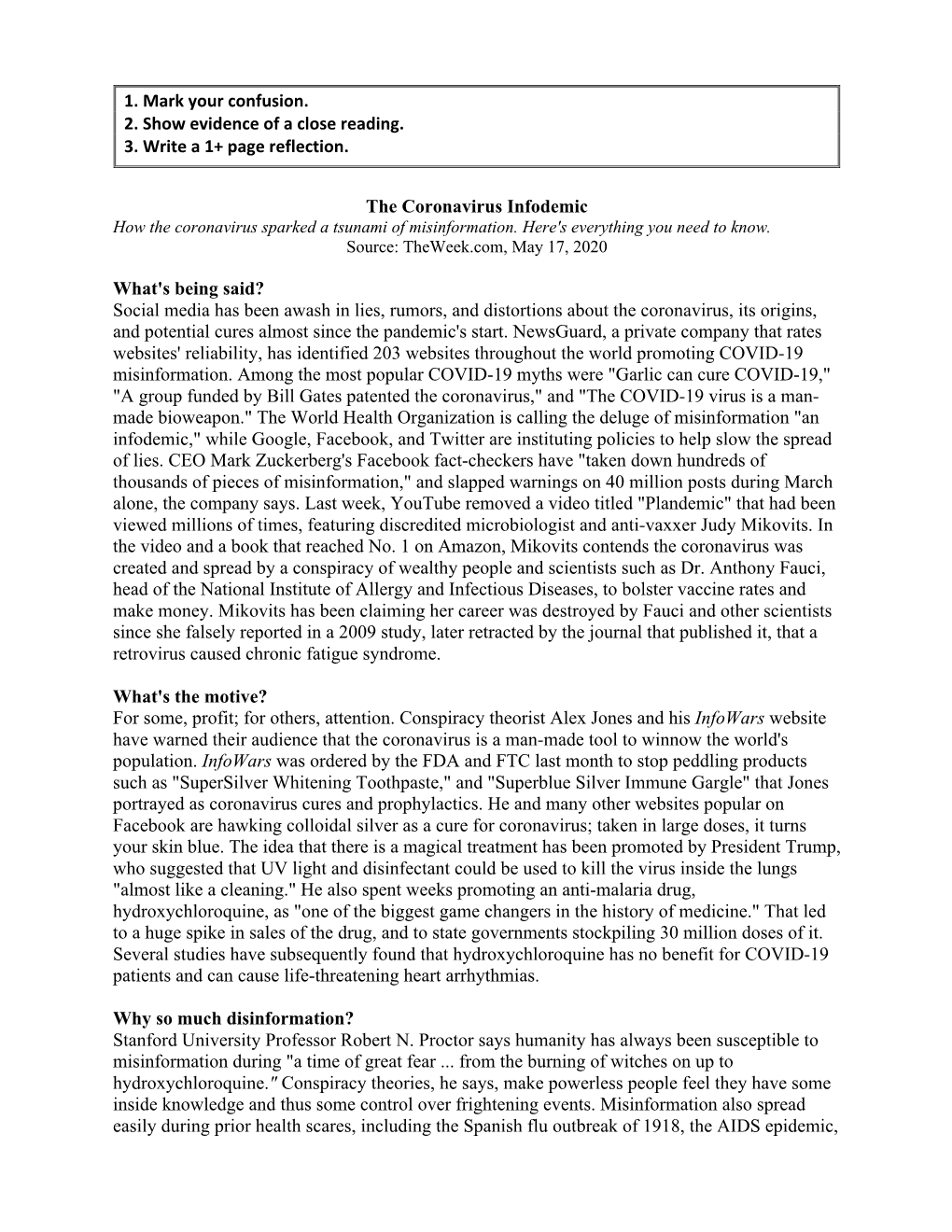 Aow 1920 37 Coronavirus Infodemic