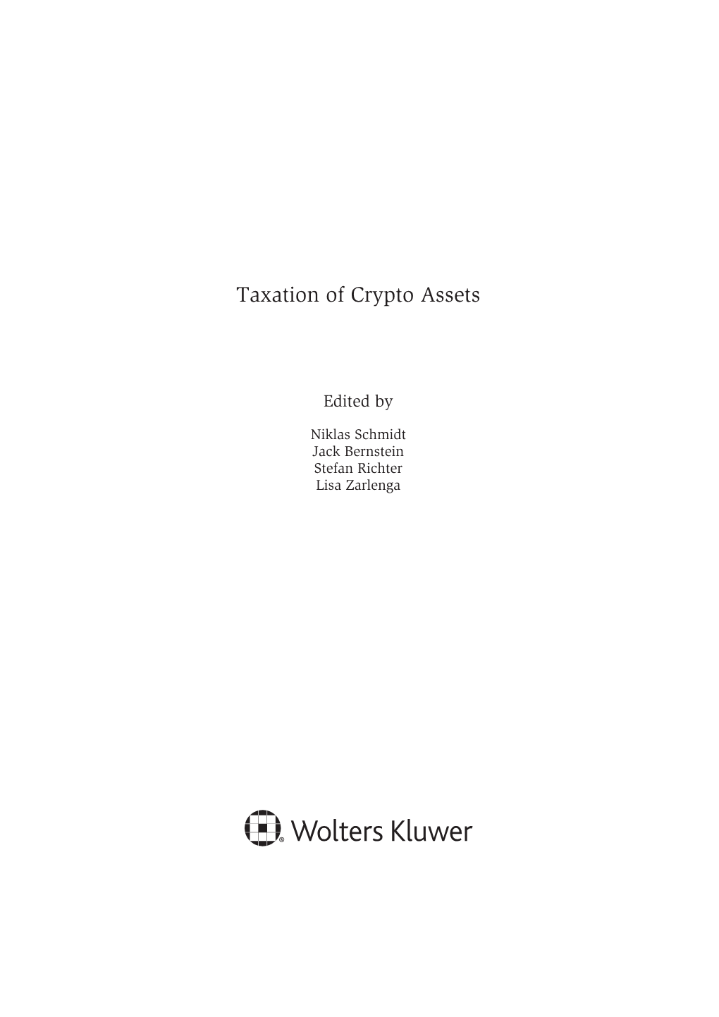 Taxation of Crypto Assets