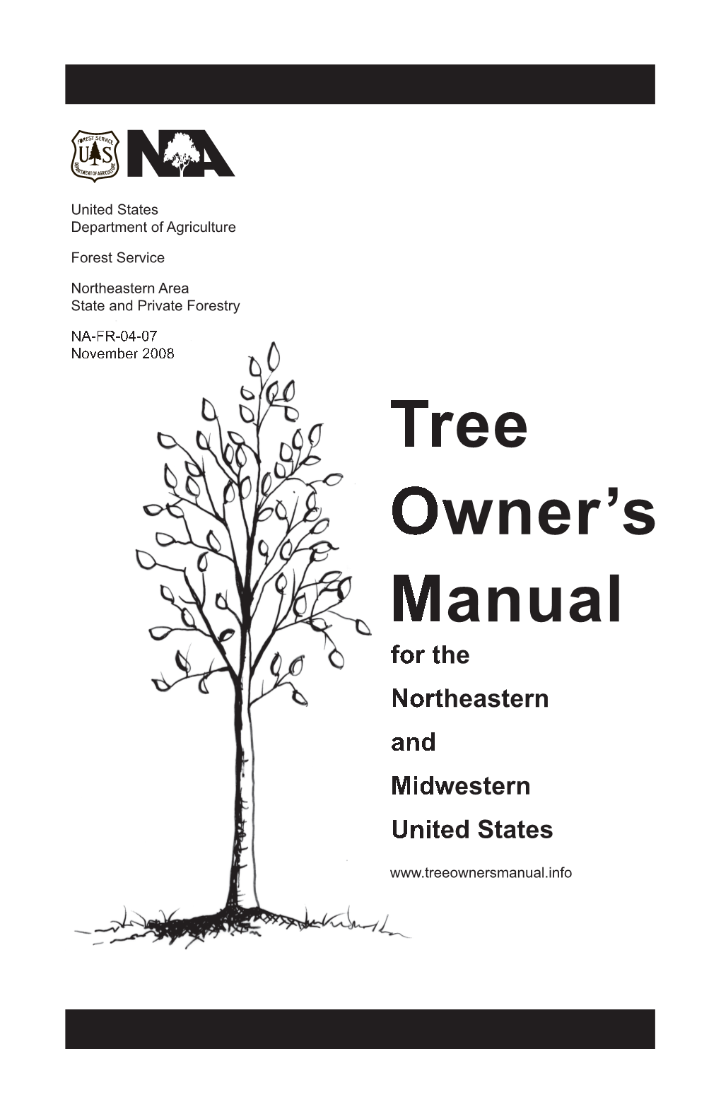 Tree Owner's Manual Table of Contents for the Northeastern And