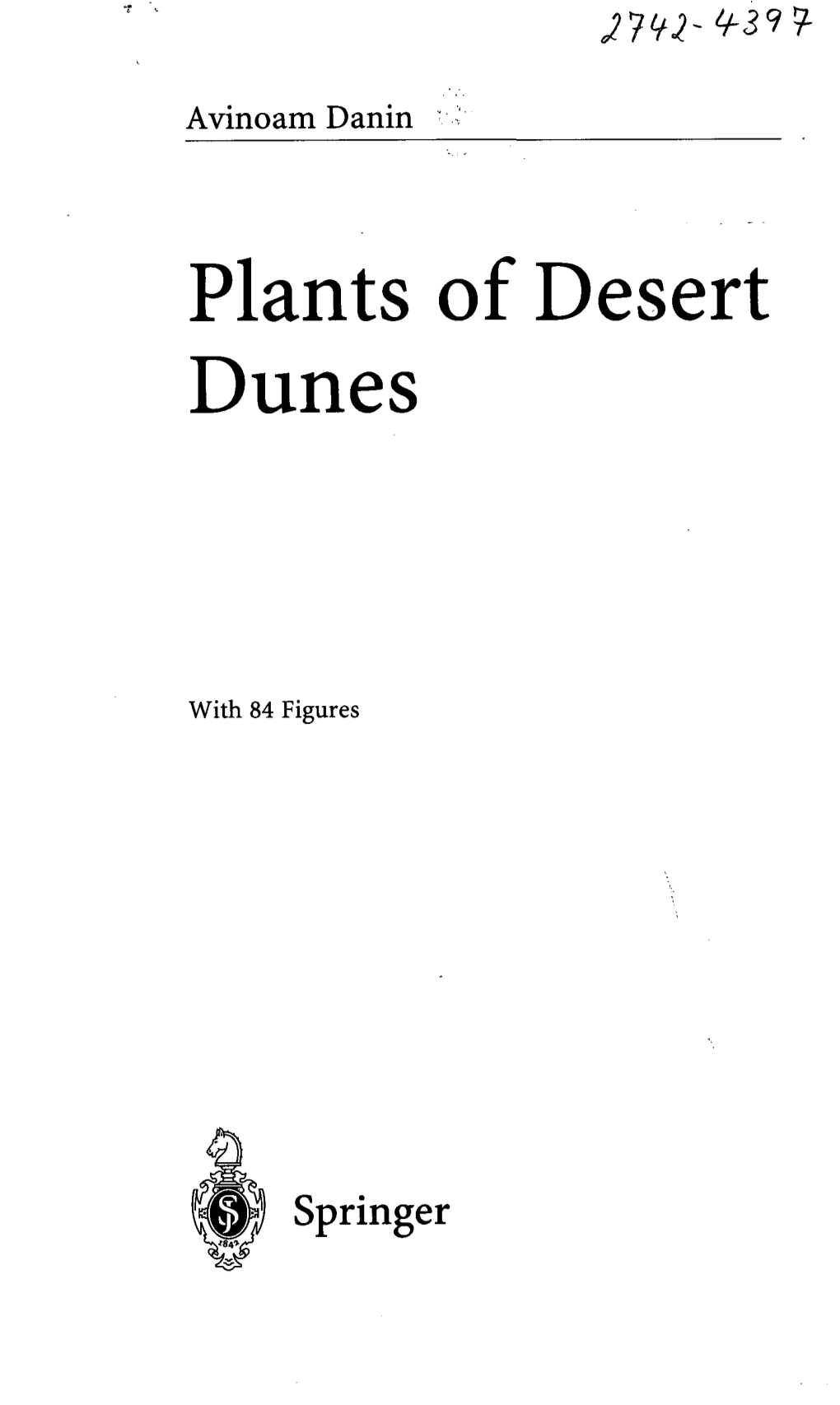 Plants of Desert Dunes