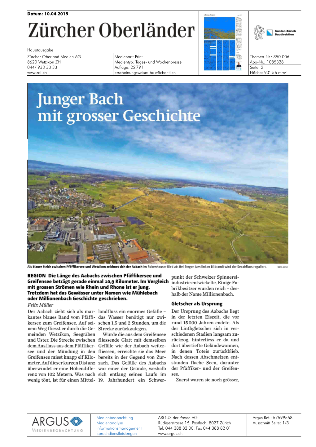 Junger Bach Mit Grosser Geschichte