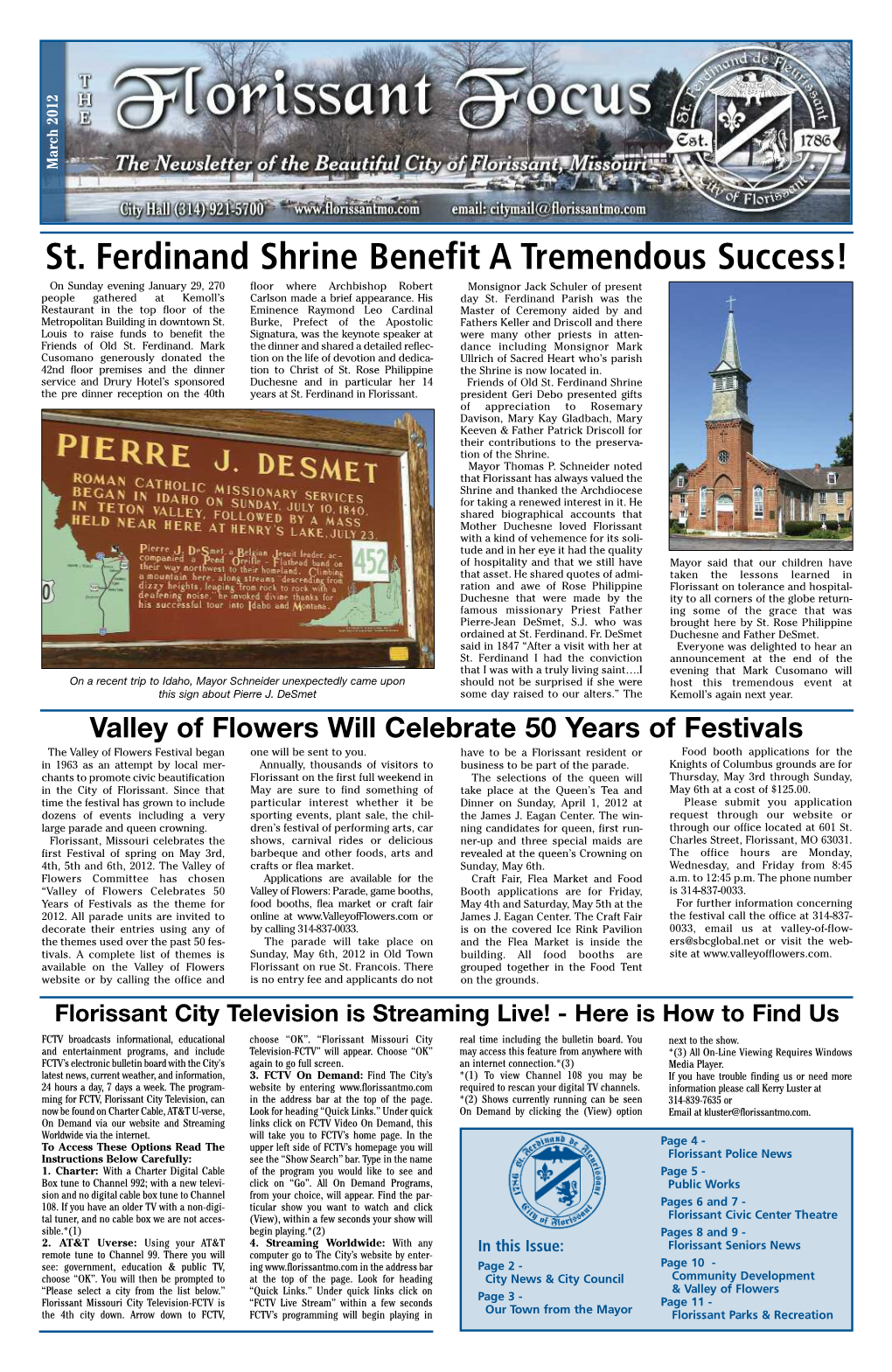 St. Ferdinand Shrine Benefit a Tremendous Success!