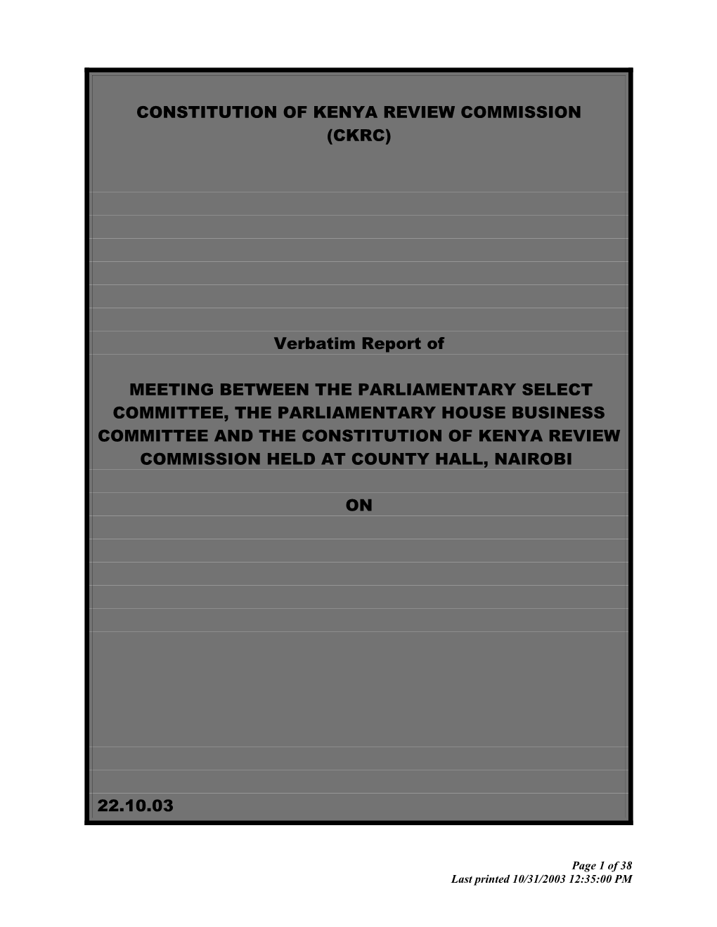 Constitution of Kenya Review Commission s2