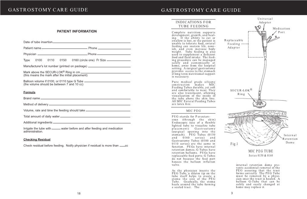 Mic Gastrostomy Feeding Tubes Care Booklet.Pdf