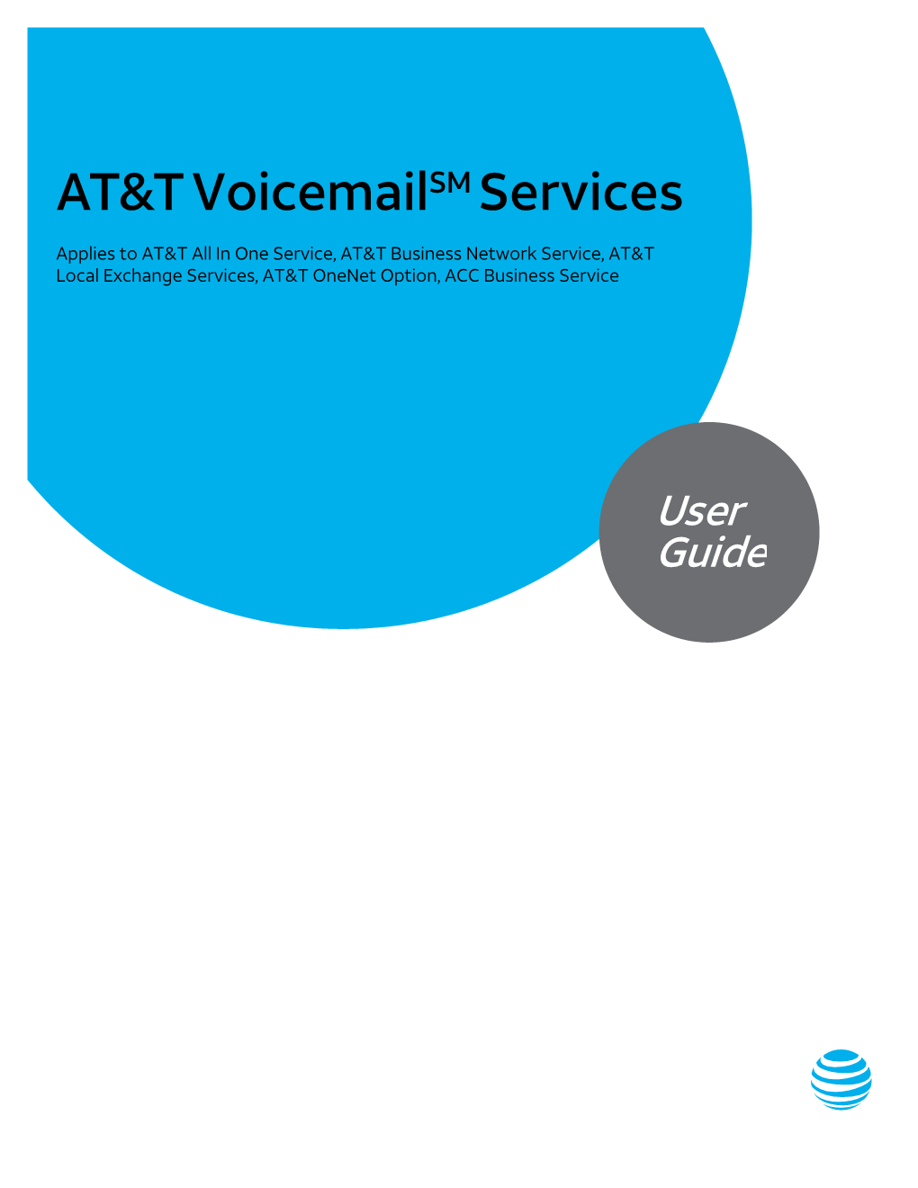 AT&T Voicemail Services User Guide