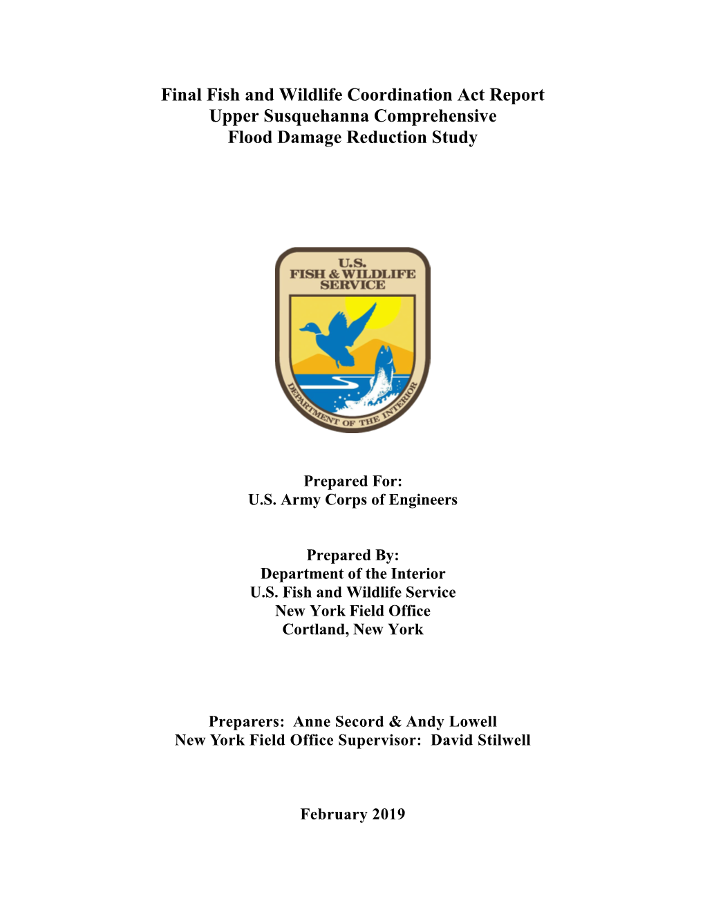 Upper Susquehanna River Basin Flood Damage Reduction Study