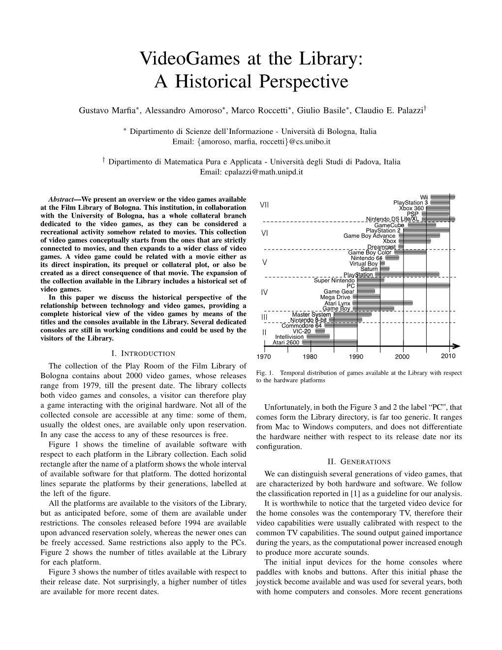 Videogames at the Library: Ahistoricalperspective