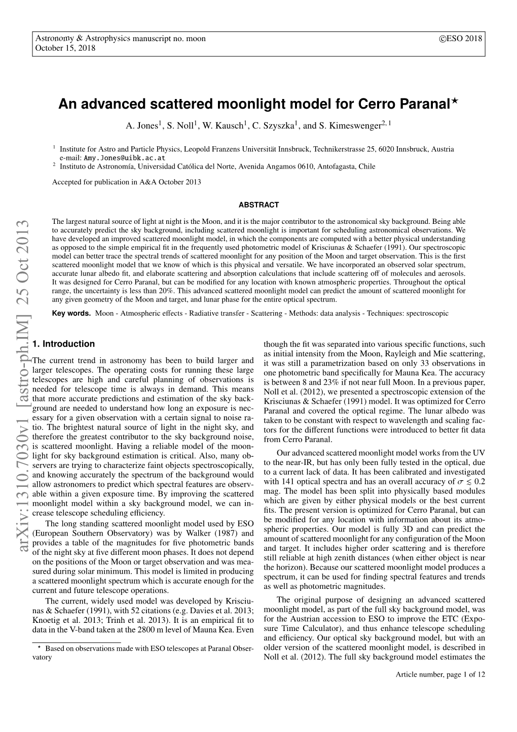 An Advanced Scattered Moonlight Model for Cerro Paranal? A